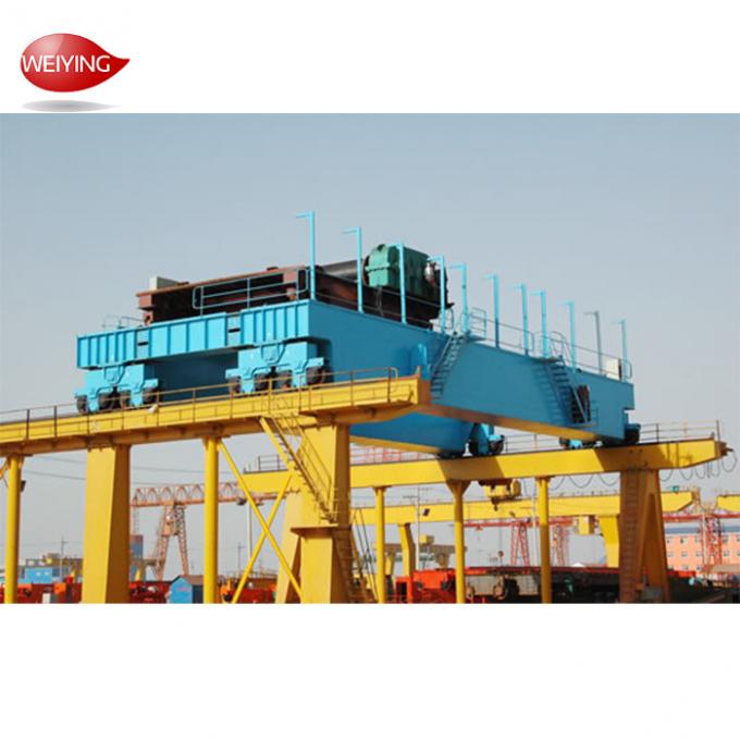 डबल गर्डर 32t लिफ्टिंग ओवरहेड ब्रिज क्रेन A6 पेंडेंट कंट्रोल 8