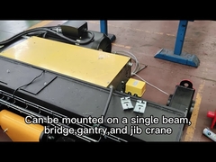 European Electric Wire Rope Pulling Hoist Steel Material For Overhead Crane