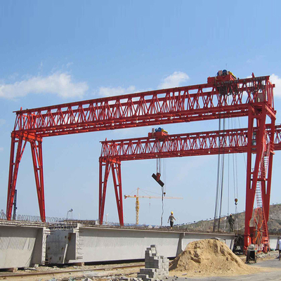 ब्रिज इरेक्टिंग लॉन्चिंग क्रेन, 200T डबल गर्डर गैन्ट्री क्रेन