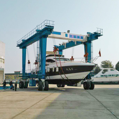 गर्म बिक्री भारी ड्यूटी 100t से 800t नाव उठाने डबल बेयर गेंट्री क्रेन