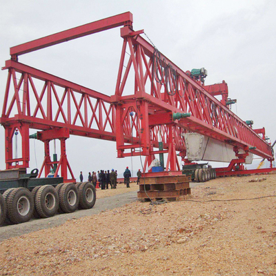 200ton सेगमेंटल ब्रिज लॉन्चिंग मशीन डबल ट्रस हाईवे गर्डर